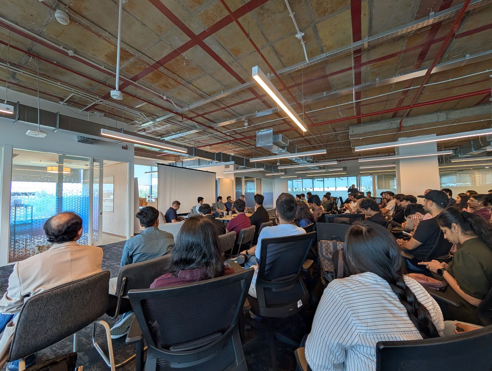 Photo of CCCL BLR #1, with the panel discussion going on.