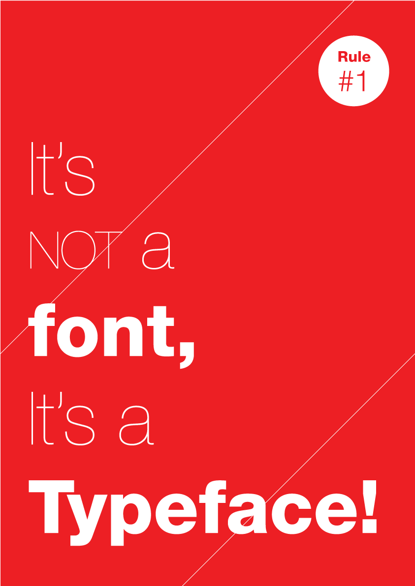 Poster: It’s not a font!