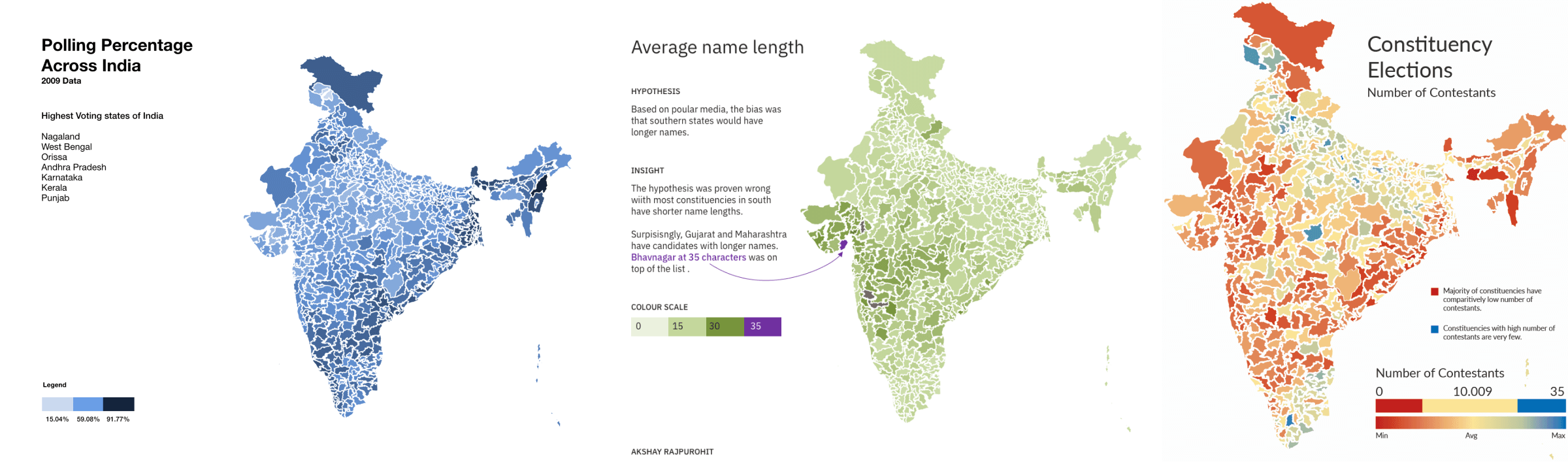 Election Choropleth by Anurag, Akshay, Roopam