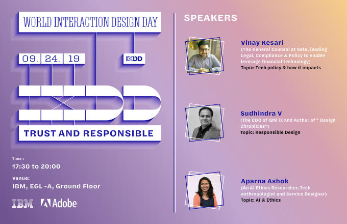 Speakers for IxDD, 2019